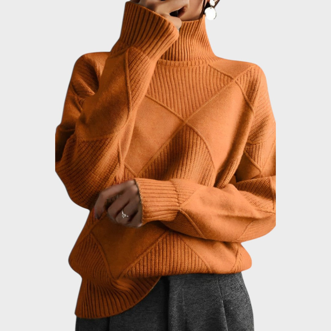 Zeza | Cashmere High Neck Sweater