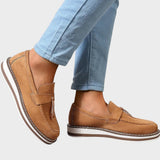 Halo | Suede Loafers with Round Toe