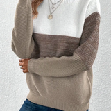 Calista - Elegant Long Sleeve Sweater with Dropped Shoulders