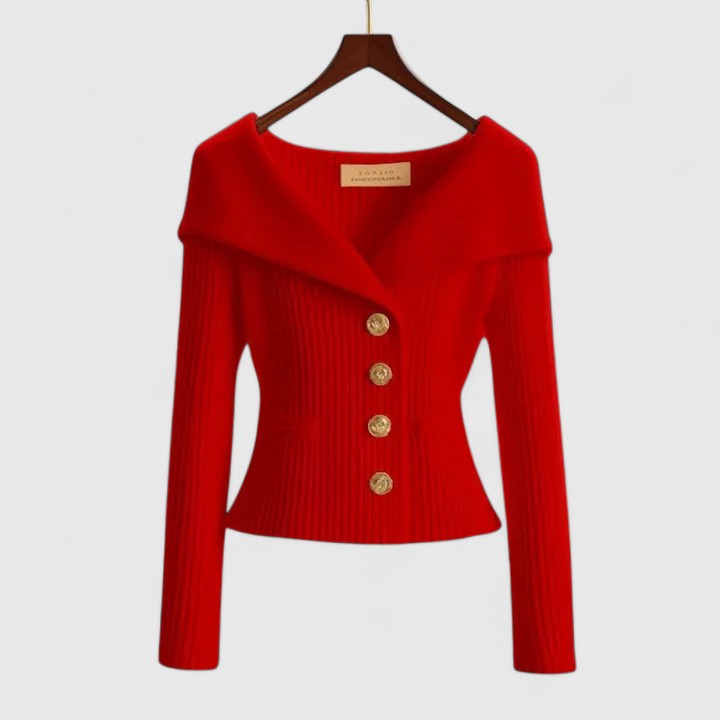 Clarisa | Elegant Knitted Jacket for Stylish Appearances