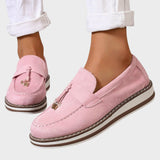 Halo | Suede Loafers with Round Toe