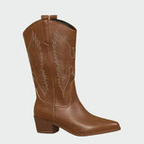 Western Leather Cowboy Boots
