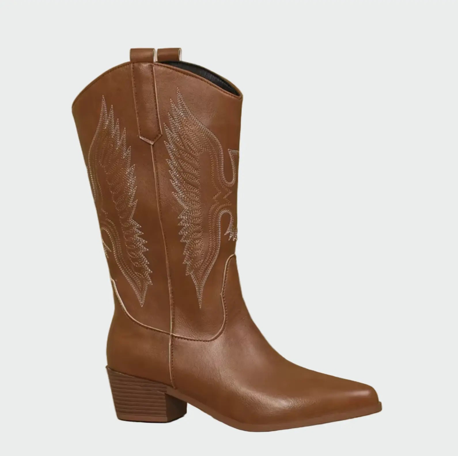 Western Leather Cowboy Boots