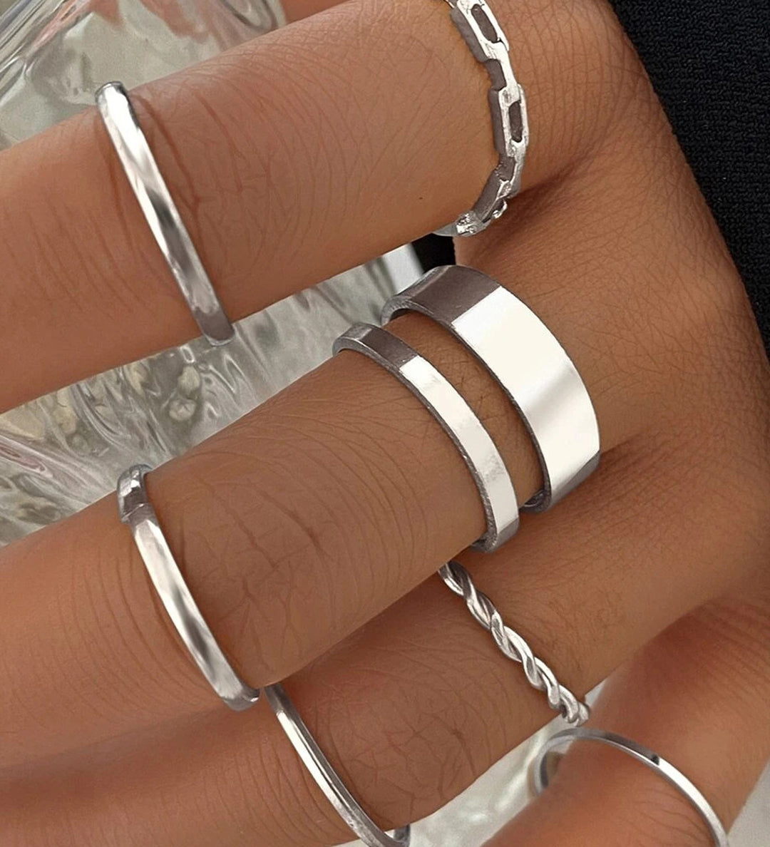 Set of 7 Rings