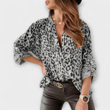Patricia | Trendy Blouse with Leopard Print