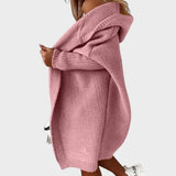 Marcela | Oversized Hooded Knit Cardigan