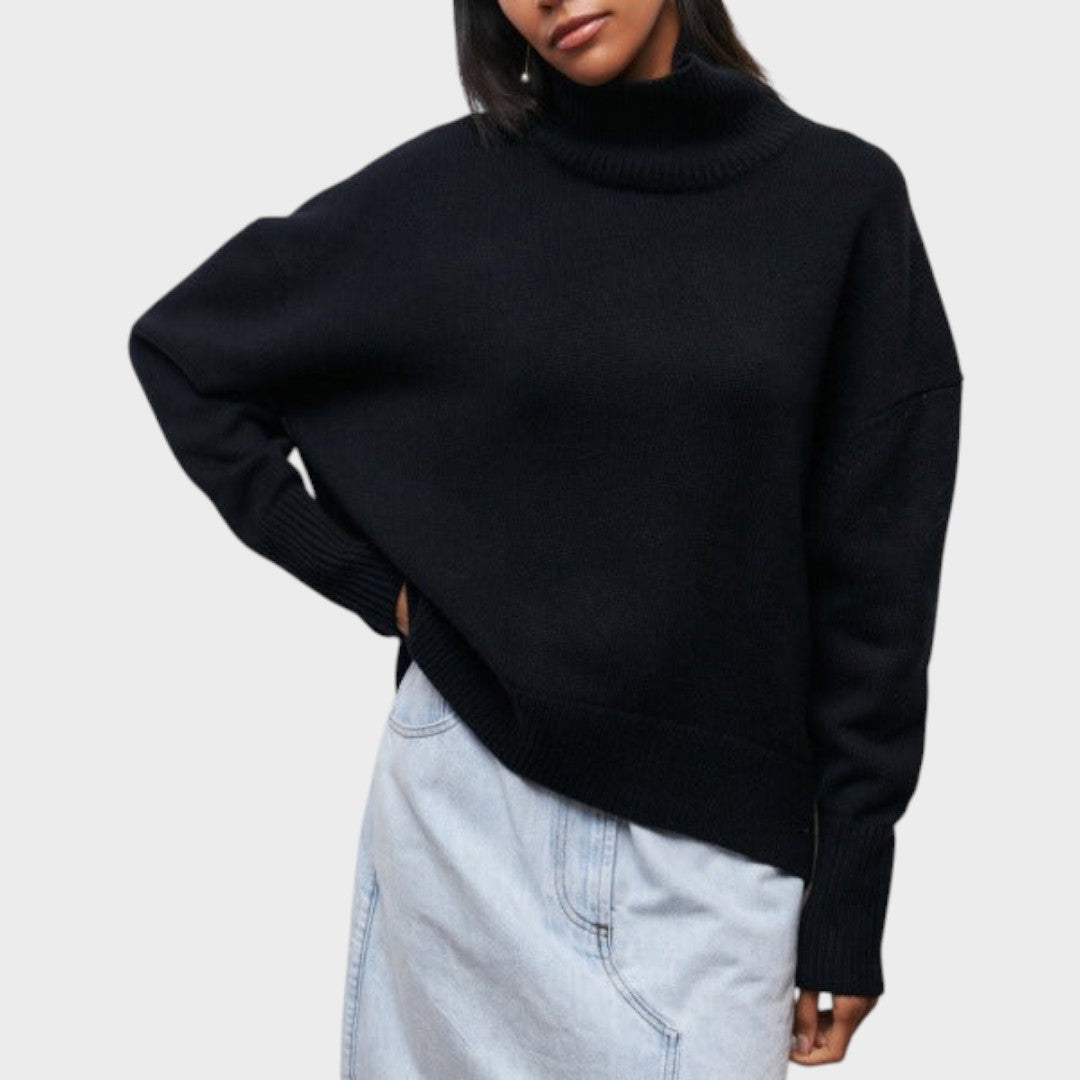 Suzana | Oversized High Neck Sweater