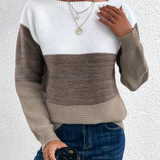 Calista - Elegant Long Sleeve Sweater with Dropped Shoulders