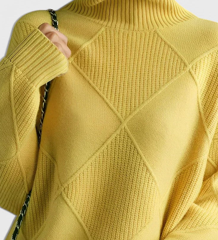 Jasmine Cashmere High Neck Jumper