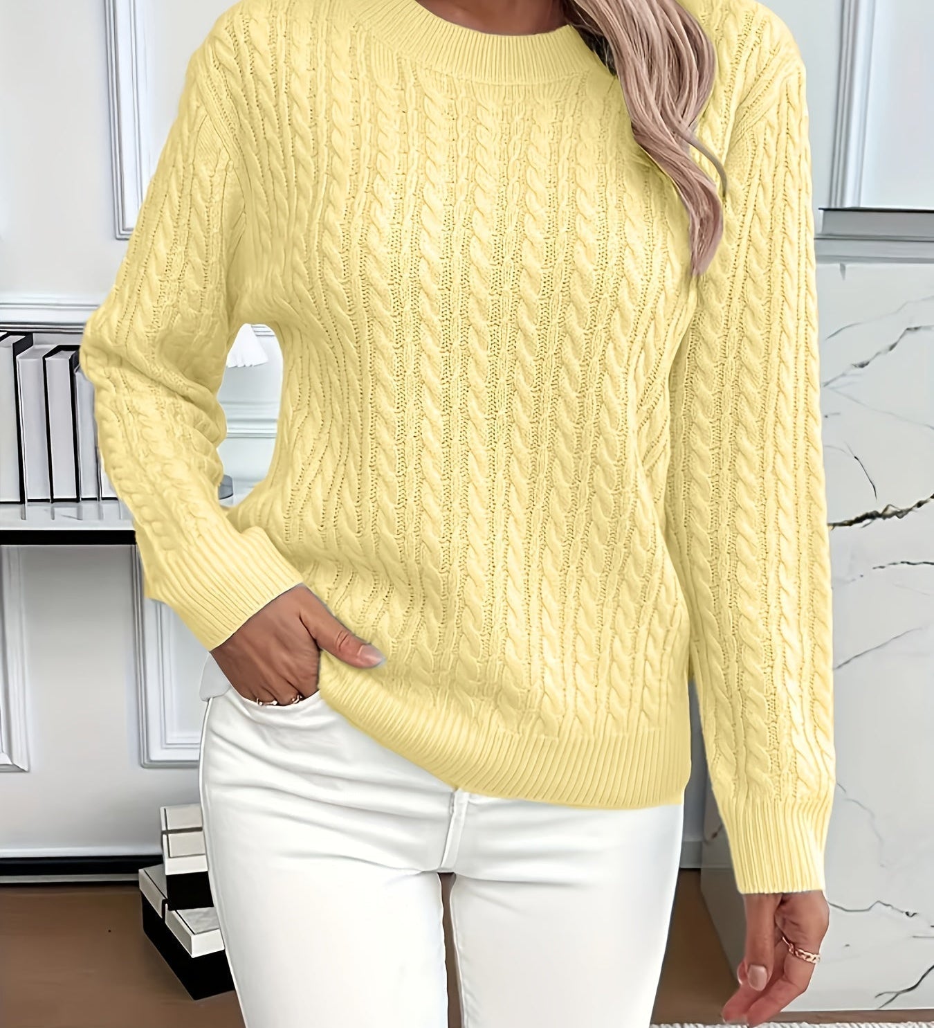 Bernila – Cable Knit Sweater