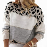 Tasmin | Elegant Leopard Sweater