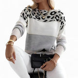 Tasmin | Elegant Leopard Sweater