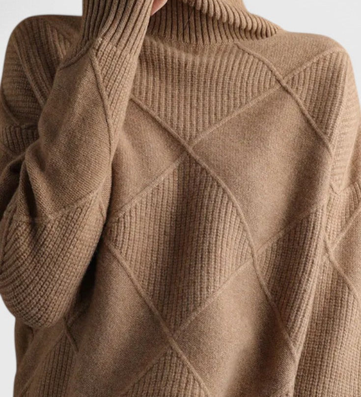 Jasmine Cashmere High Neck Jumper