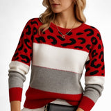 Tasmin | Elegant Leopard Sweater
