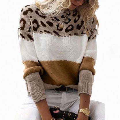 Tasmin | Elegant Leopard Sweater