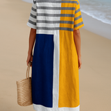 Andrea - Vestido con Bloques de Color