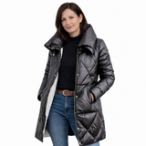 Aurelia | Long Winter Coat, Windproof and Water-Resistant