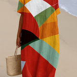 Celia - Vestido Colorido en Patchwork