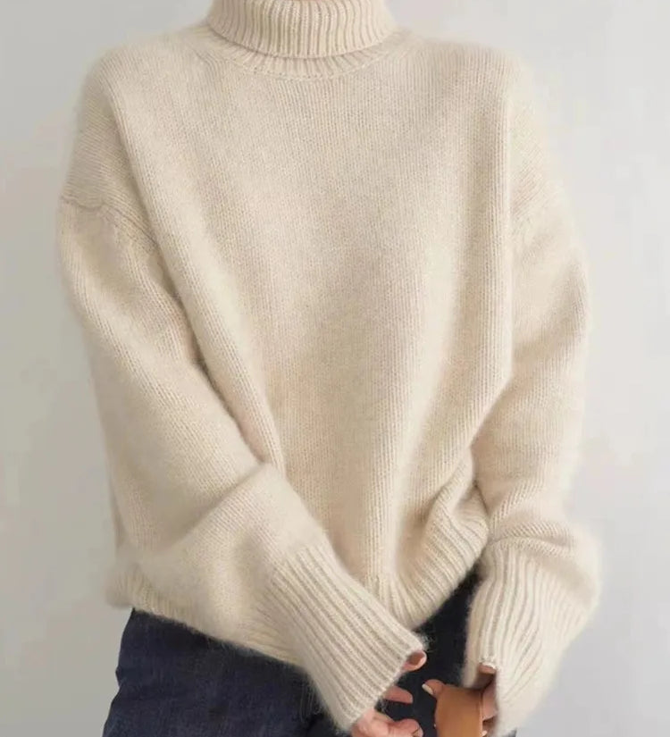 MIA - HIGH NECK CASHMERE JUMPER