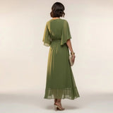 Leticia - Midi dress with tie waist