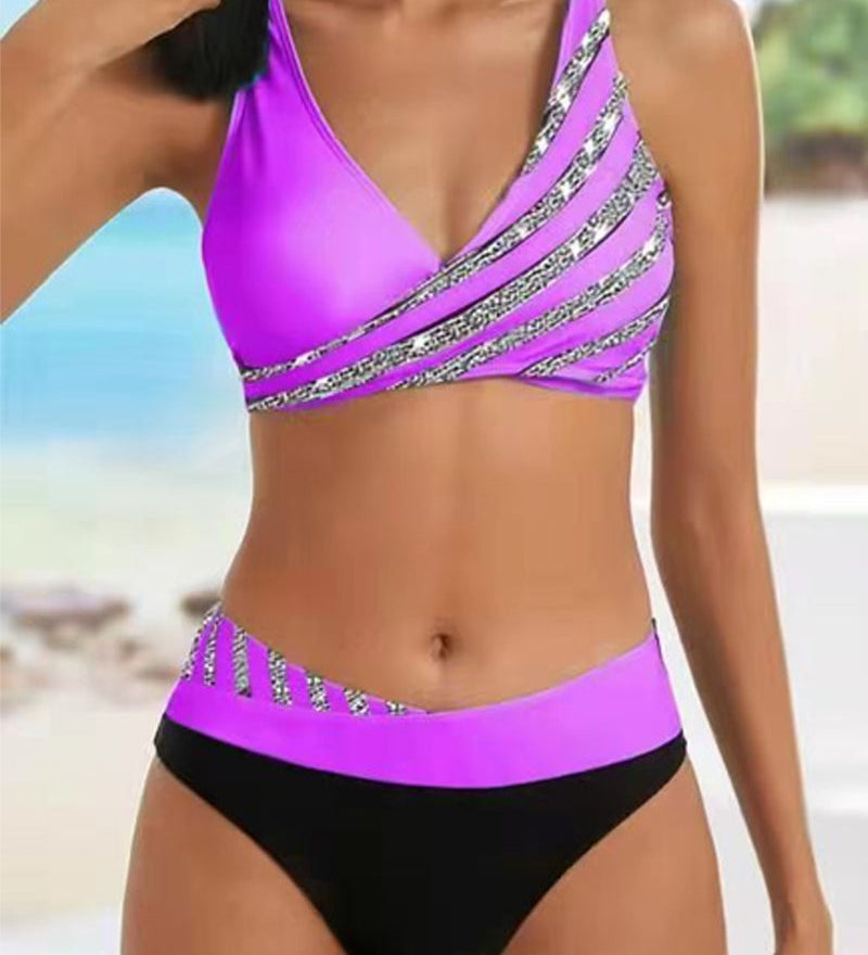 Vera - Printed Bikini in Warm Tones