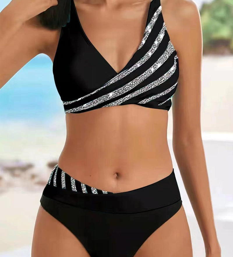 Vera - Printed Bikini in Warm Tones