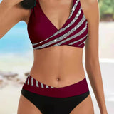 Vera - Printed Bikini in Warm Tones