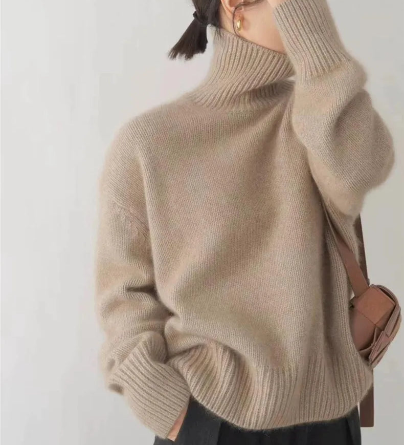 MIA - HIGH NECK CASHMERE JUMPER