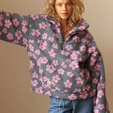 Lucia - Warm Jersey with Flowers