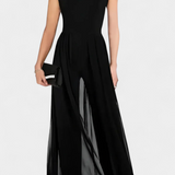 Nadia Mono Elegant Sleeveless with Front Transparency