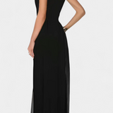 Nadia Mono Elegant Sleeveless with Front Transparency