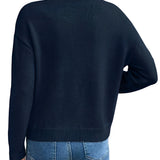 Céline | Chic Knitted Sweater with Elegant Lace Collar
