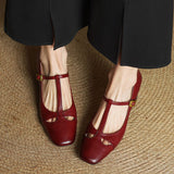Elora Authentic Leather High Heels