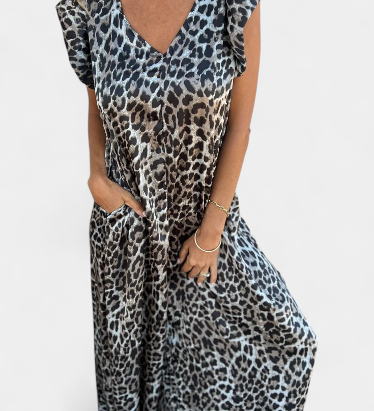 Isela | Leopard Print Jumpsuit