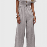 Camila Jumpsuit with Front Buttons