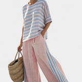 Cecília - Bamboo Linen Set in Pink