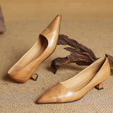 Anok High Heels in Authentic Leather