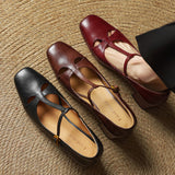 Elora Authentic Leather High Heels