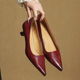 Anok High Heels in Authentic Leather