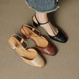 Genuine Leather Heels Valery