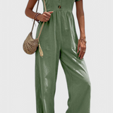 Camila Jumpsuit with Front Buttons
