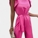 Shalonda Elegant Sleeveless Jumpsuit with Bow