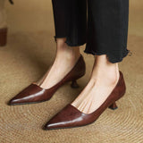 Anok High Heels in Authentic Leather