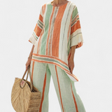 Dalila - Linen Striped Set