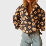 Lucia - Warm Jersey with Flowers