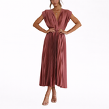 Isla | Elegant Pleated Dress