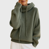 Brenda | High Neck Sweater with Cord