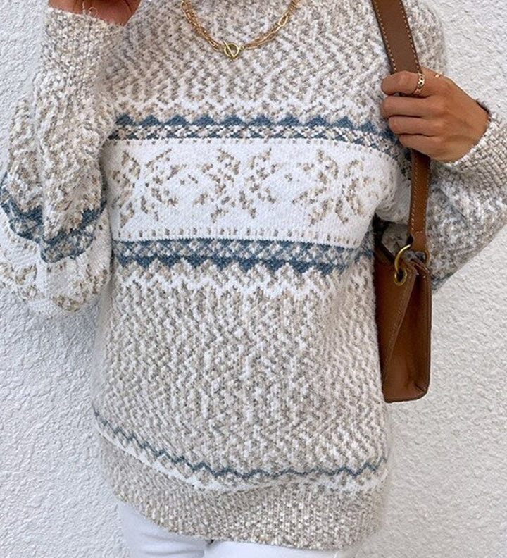Elegant Snowflake Jumper