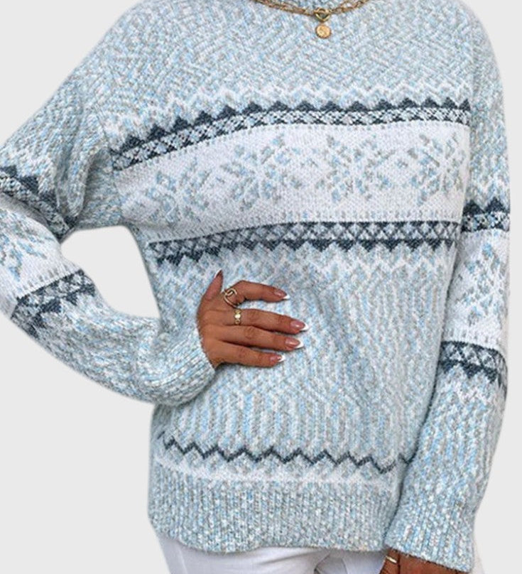 Elegant Snowflake Jumper