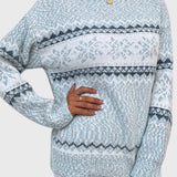 Elegant Snowflake Jumper
